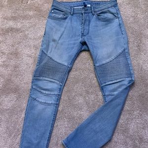 Blue H&M Biker Jeans